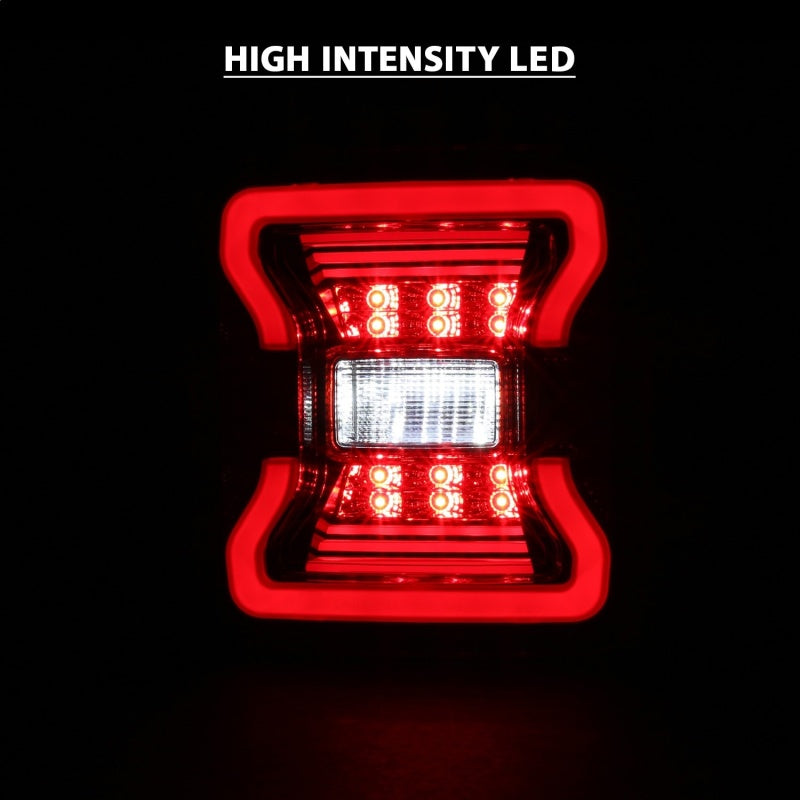 ANZO 18-19 Jeep Wrangler JL LED Taillights Black-SR1 Performance