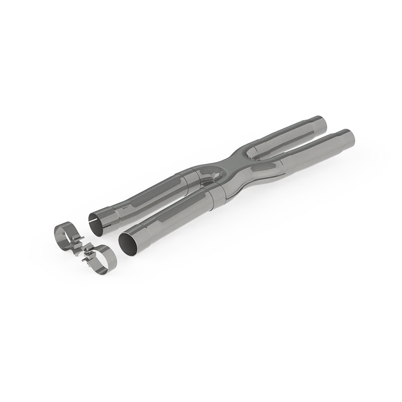 MBRP 15-19 Ford Mustang GT 2.5in Resonator Delete X-Pipe - T409-SR1 Performance