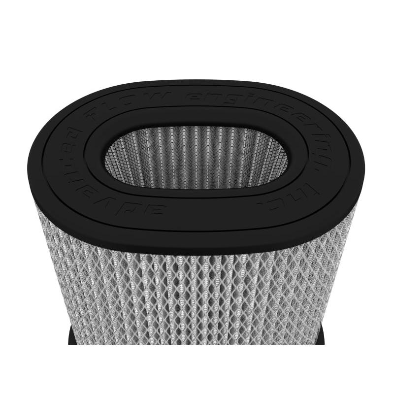 aFe Magnum FLOW Air Filter Pro DRY S (6.5x4.75)in F x (9x7)in B x (9x7) T (Inverted) x 9in H-SR1 Performance