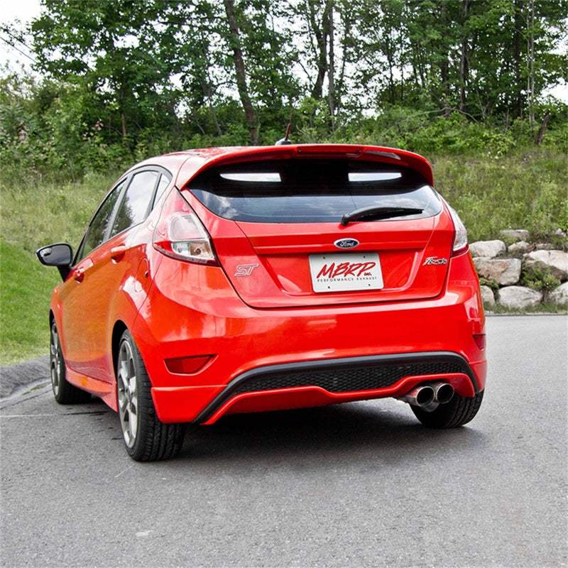 MBRP 14-19 Ford Fiesta ST 1.6L EcoBoost 3in Dual Outlet T409 Cat Back-SR1 Performance