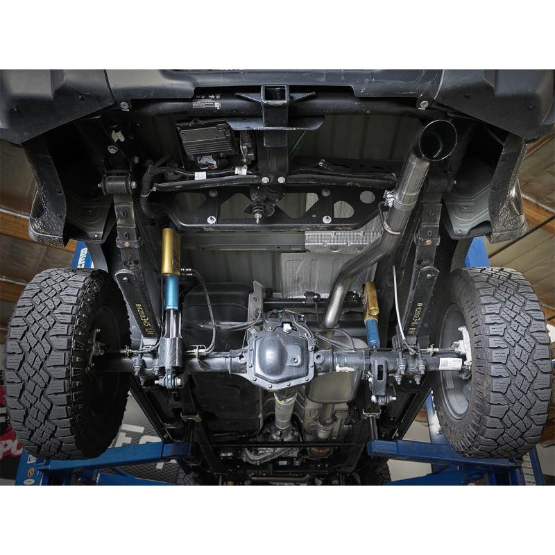 aFe MACH Force-Xp Hi-Tuck 3in. 409 SS C/B Exhaust 15-18 GM Colorado/Canyon L4-2.5L/V6-3.6L - Blk Tip-SR1 Performance