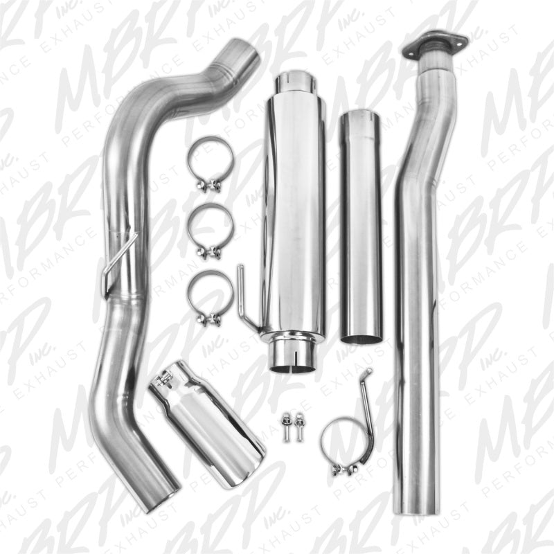 MBRP 11-13 Ford F-150 3.5L V6 EcoBoost 4in Cat Back Single Side T409 Exhaust System-SR1 Performance