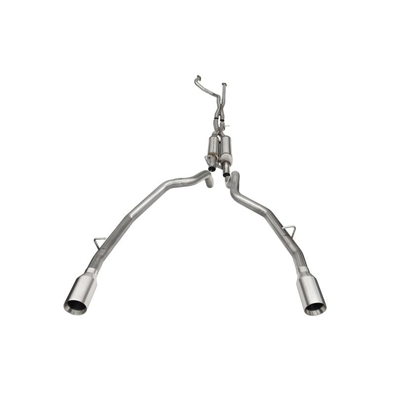 Corsa 2021-2024 Dodge Ram TRX Crew Cab Xtreme Catback Exhaust Dual Rear Satin Tip-SR1 Performance