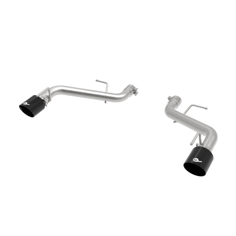aFe POWER MACH Force-Xp 2.5in Axle-Back Exhaust System 16-20 Chevrolet Camaro SS V8 6.2L - Black-SR1 Performance