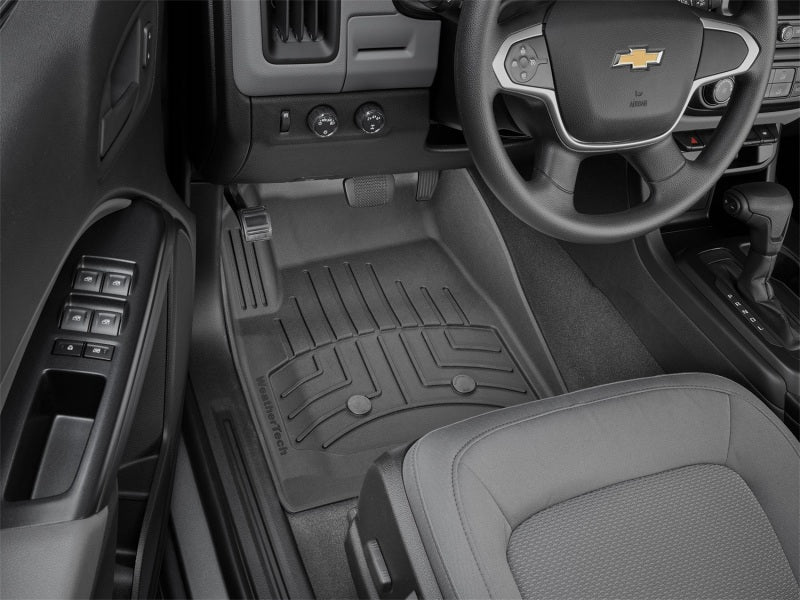 WeatherTech 2015 Chevy Colorado & GMC Canyon Front FloorLiner HP - Black