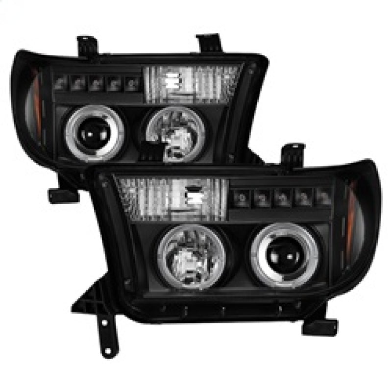 Spyder Toyota Tundra 07-133 Projector Headlights LED Halo LED Blk PRO-YD-TTU07-HL-BK-SR1 Performance