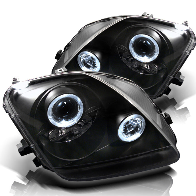 Spyder Honda Prelude 97-01 Projector Headlights LED Halo Black High H1 Low H1 PRO-YD-HP97-HL-BK-SR1 Performance