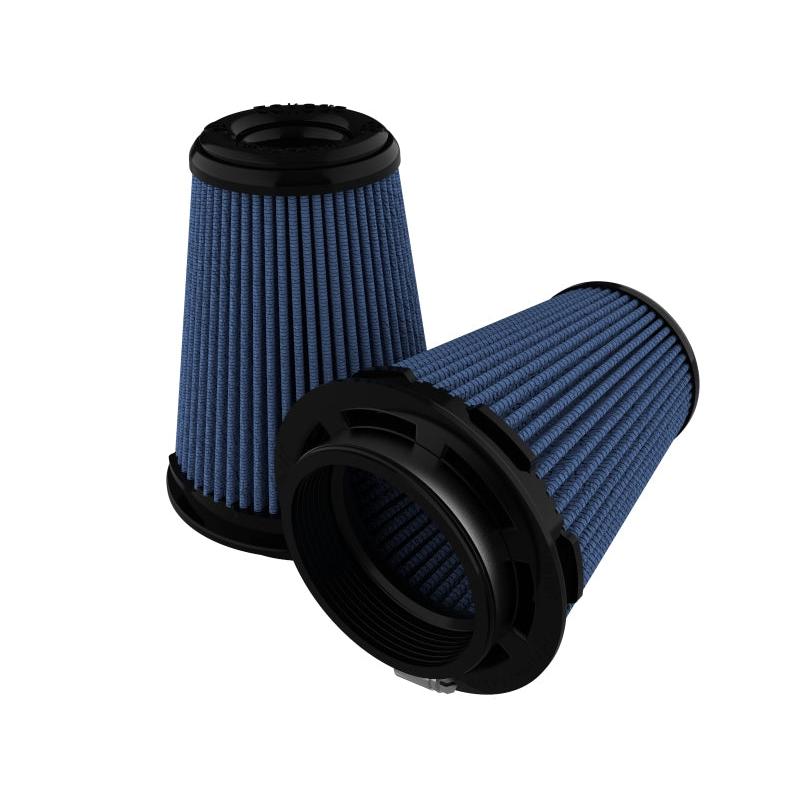 aFe Takeda Intake Replace Air Filter w/Pro 5R Media (Pair) 3.5in F / 5in B / 3.5in T (Inv) / 6in H-SR1 Performance