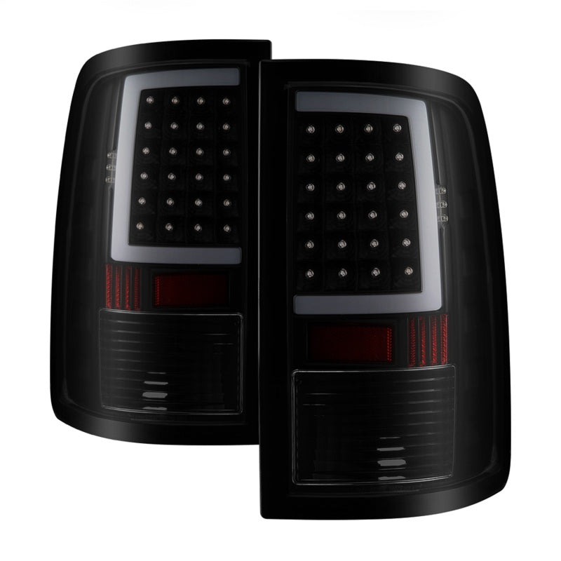 xTune 13-18 Dodge Ram 1500 (LED Model Only) LED Tail Lights - Blk Smk (ALT-ON-DRAM13V2-LBLED-BSM)-SR1 Performance