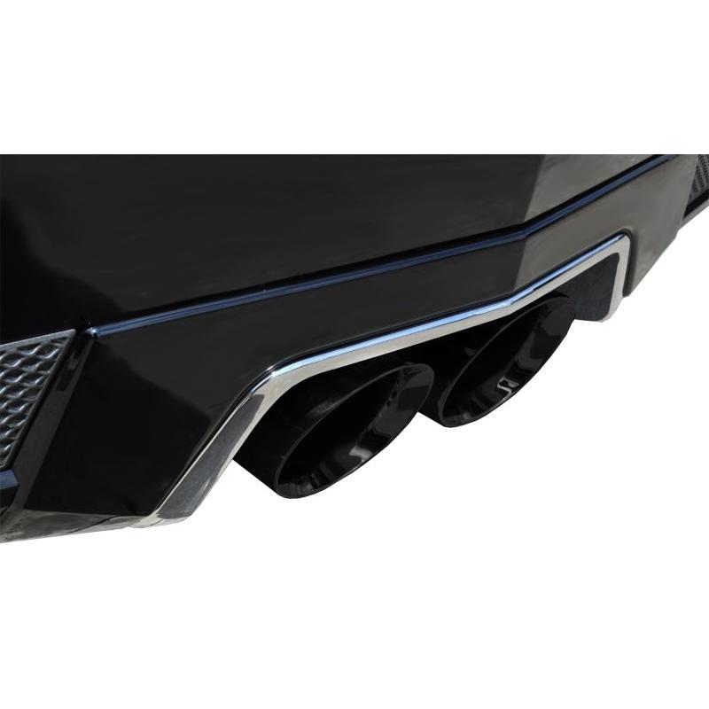 Corsa 2011-2015 Cadillac CTS Coupe V 6.2L V8 Black Sport Axle-Back Exhaust-SR1 Performance