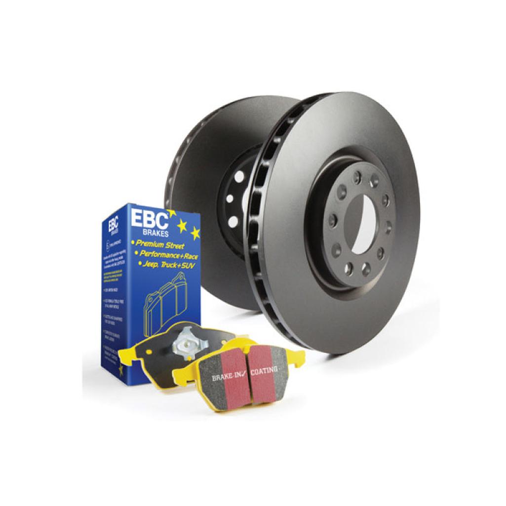 EBC S13 Brake Kit with Yellowstuff Pads and RK Rotors for BMW 5 Series (2010-2014)