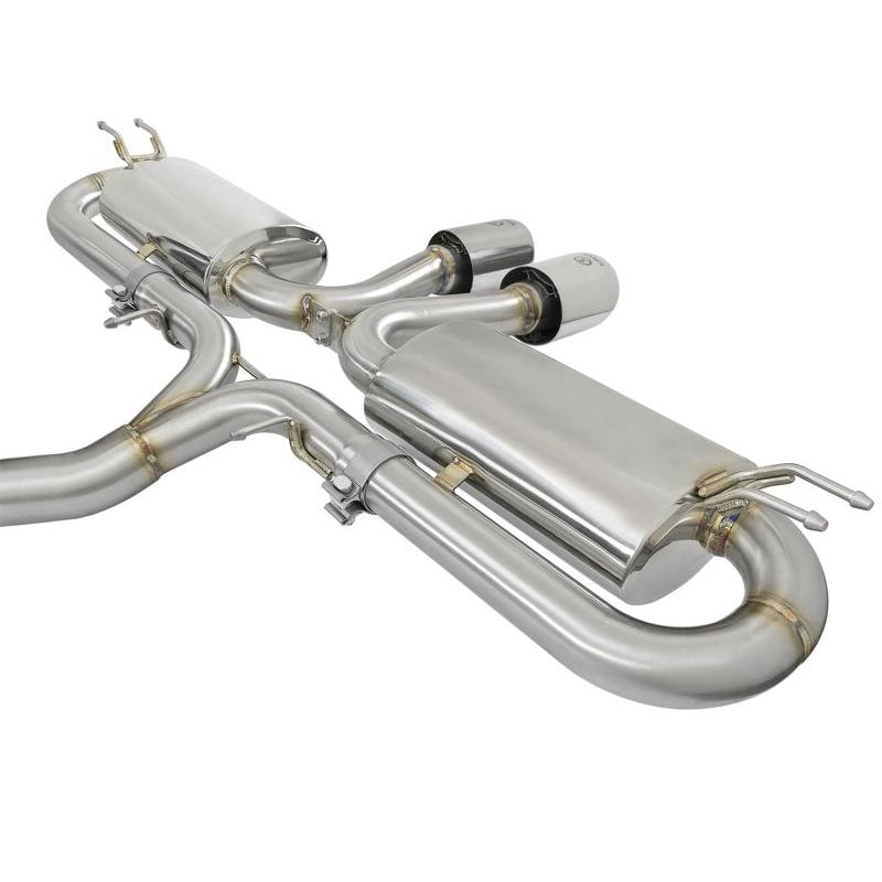 aFe Takeda 3in 304 SS Cat-Back Exhaust System w/ Polished Tips 2017 Honda Civic Si I4 1.5L (t)-SR1 Performance