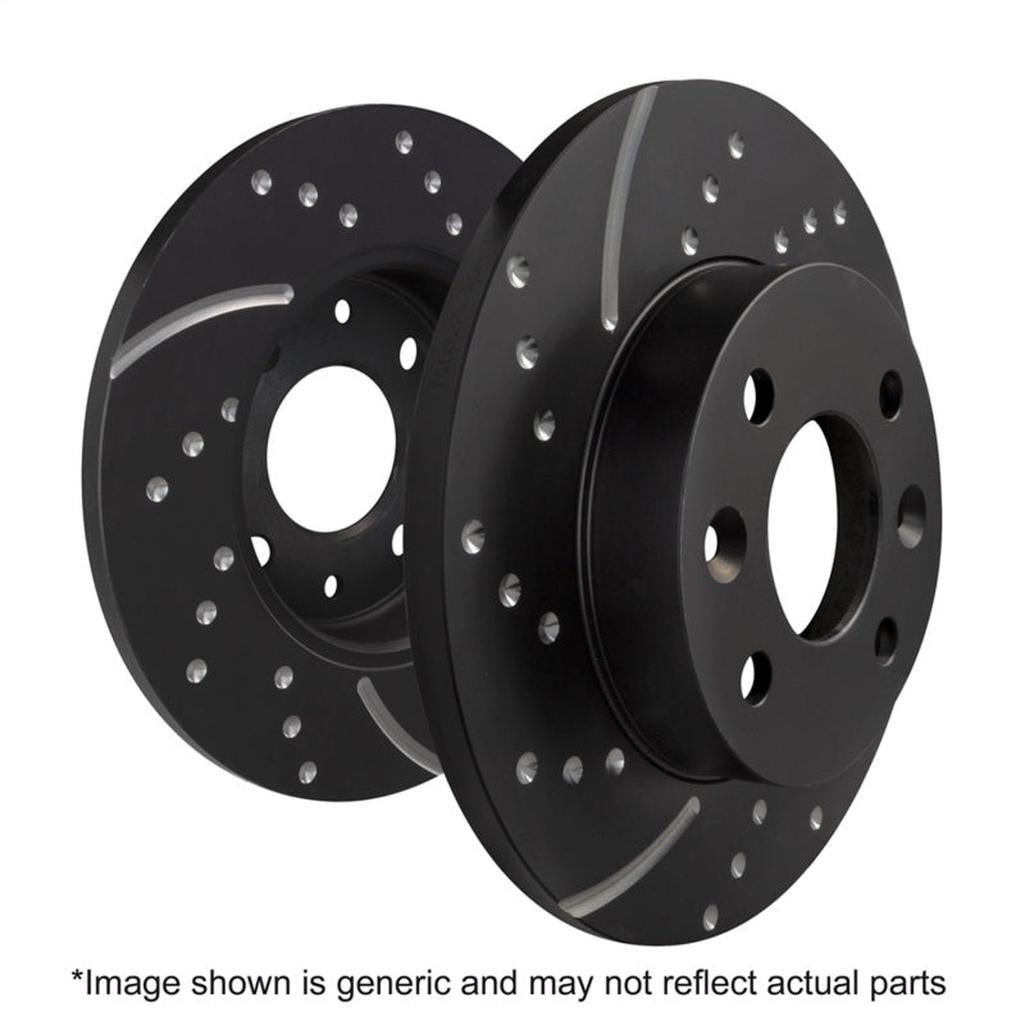 EBC GD7224 Sport Rear Rotors for Jeep Grand Cherokee 2000-2004 – British Made, Slotted Brake Disc Set