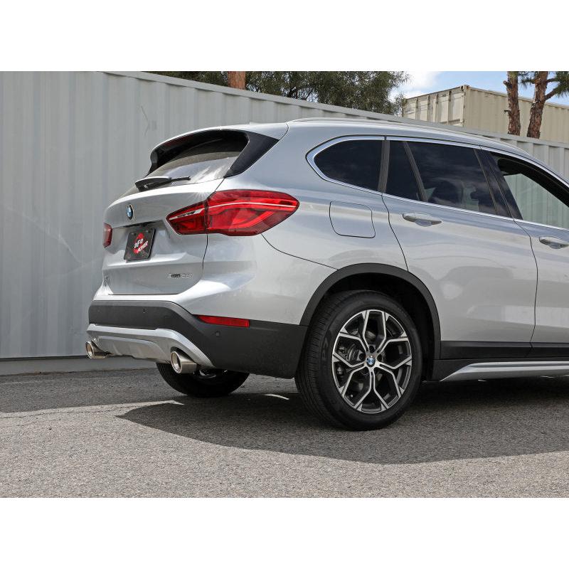 aFe 15-21 BMW X1 F48 L4 2.0L (t) MACH Force-Xp 3 to 2-1/2 IN SS Axle-Back Exhaust w/Polished Tip-SR1 Performance