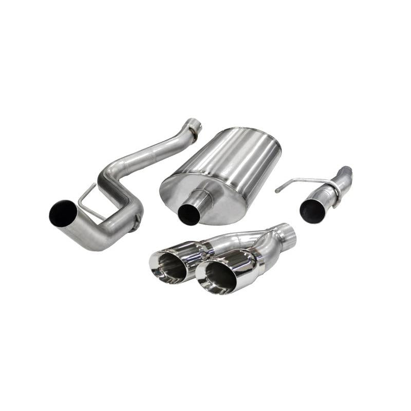 Corsa 2011-2014 Ford F-150 5.0L V8 Polished Sport Cat-Back Exhaust-SR1 Performance