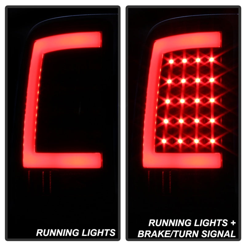 xTune 07-13 GMC Sierra 1500 LED Tail Lights - Black Smoke (ALT-ON-GS07-G2-LED-BSM)-SR1 Performance