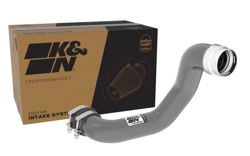 K&N 23-24 GM Colorado/Canyon 2.7L L4 Charge Pipe - Aluminum Tube - Gunmetal Gray-SR1 Performance