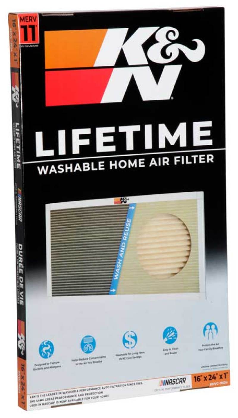 K&N HVAC Filter - 16 x 24 x 1-SR1 Performance