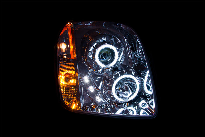 ANZO 2007-2014 Gmc Yukon Projector Headlights w/ Halo Chrome (CCFL)-SR1 Performance