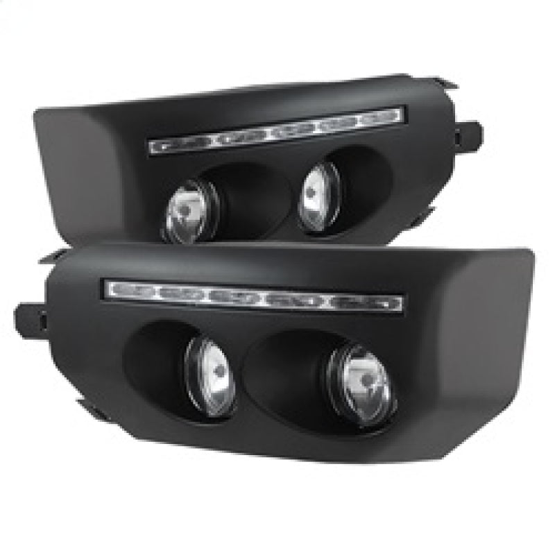 Spyder Toyota FJ Cruiser 07-14 Fog Lights With LED Daytime Running Lights w/swch Blk FL-DRL-TFJ07-BK-SR1 Performance