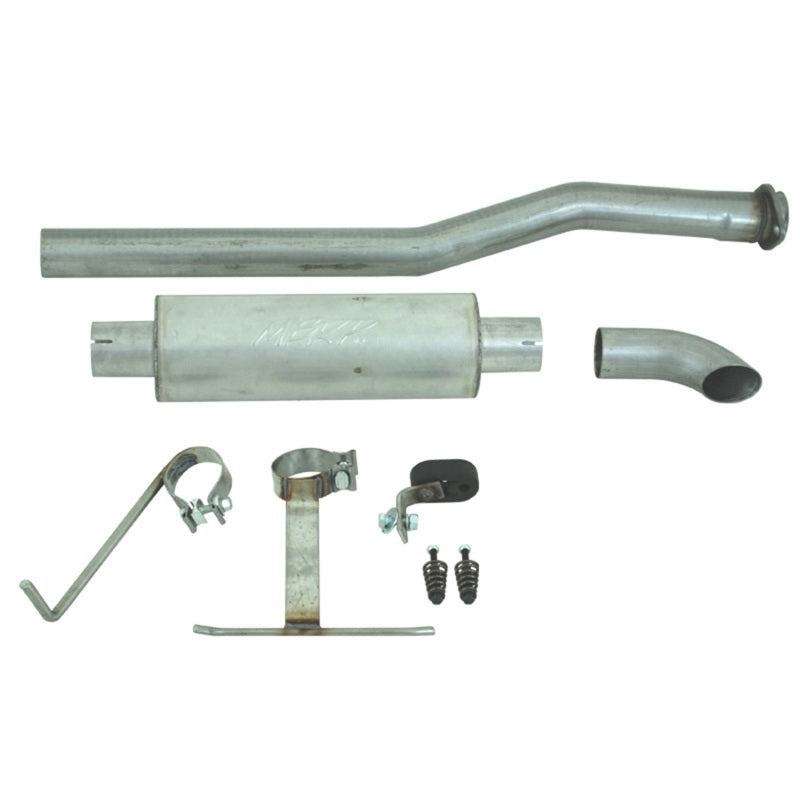 MBRP 98-11 Ford Ranger 3.0/4.0L Cat Back Single Side Turn Down Aluminized Exhaust-SR1 Performance