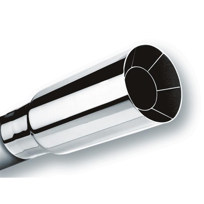 Borla Universal Polished Tip Single Round Intercooled (inlet 2 1/4in. Outlet 2 1/2in)-SR1 Performance