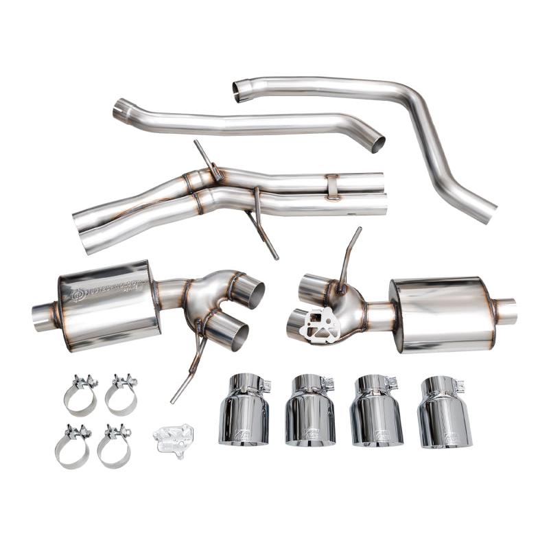 AWE Tuning 2022+ Porsche Macan 2.9TT Touring Edition Catback Exhaust w/ Chrome Silver Tips-SR1 Performance