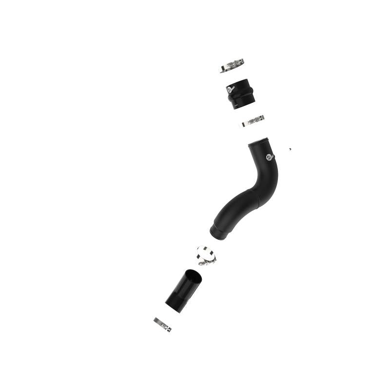aFe 19-23 RAM Diesel L6-6.7L BladeRunner 3.5 IN Aluminum Cold Charge Pipe - Black-SR1 Performance