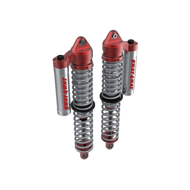 aFe 14-16 Polaris RZR 925/1000cc Sway-A-Way 2.5 Front Coilover Kit w/ PB Reservoirs and Comp Adj-SR1 Performance