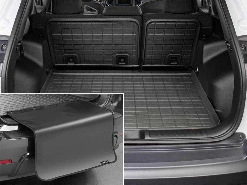 WeatherTech SeatBack Cargo Liner HP with Bumper Protector for Jeep Cherokee 2019-2022 – Black