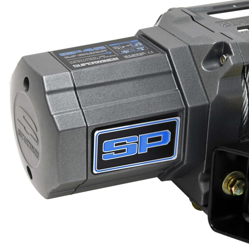Superwinch 4500 LBS 12V DC 15/64in x 40ft Steel Rope Roller Fairlead SP 45 Winch-SR1 Performance