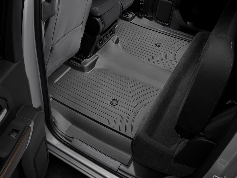 WeatherTech DigitalFit Rear FloorLiner for Chevrolet Silverado 1500 & GMC Sierra 1500 2019-2023, Black