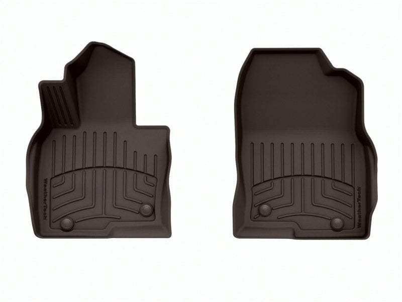 WeatherTech 16-23 Mazda CX-9 Front FloorLiner HP in Cocoa - Custom Fit All-Weather Protection