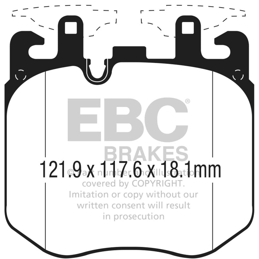 EBC Bluestuff NDX Front Brake Pads for BMW 2016-2018 Models | Part Number DP52304NDX