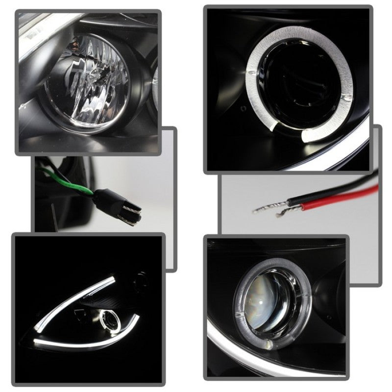 Spyder Nissan Altima 4Dr 10-12 Projector Headlights Light DRL LED Halo Blk PRO-YD-NA104D-LTDRL-BK-SR1 Performance