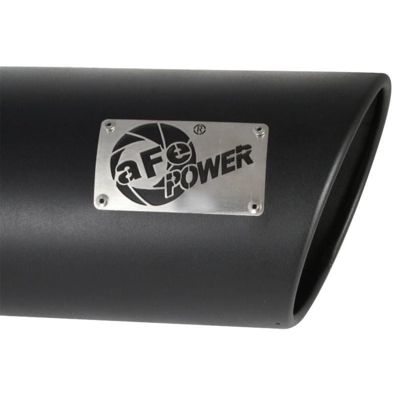 aFe MACH Force-XP 409 SS Right Side Single Wall Exhaust Tip 5in Inlet x 7in Outlet x 15in L-SR1 Performance