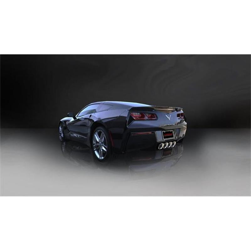 Corsa 2014-2019 Corvette C7 Coupe 6.2L V8 AT/MT 2.75in Valve-Back Dual Rear Exit Polished XtremeExh-SR1 Performance