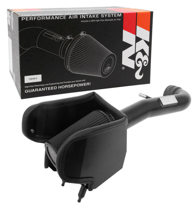 K&N 2018 Jeep Wrangler JL V6-3.6L F/I Blackhawk Performance Intake Kit (No Jeep Grand Cherokee)-SR1 Performance