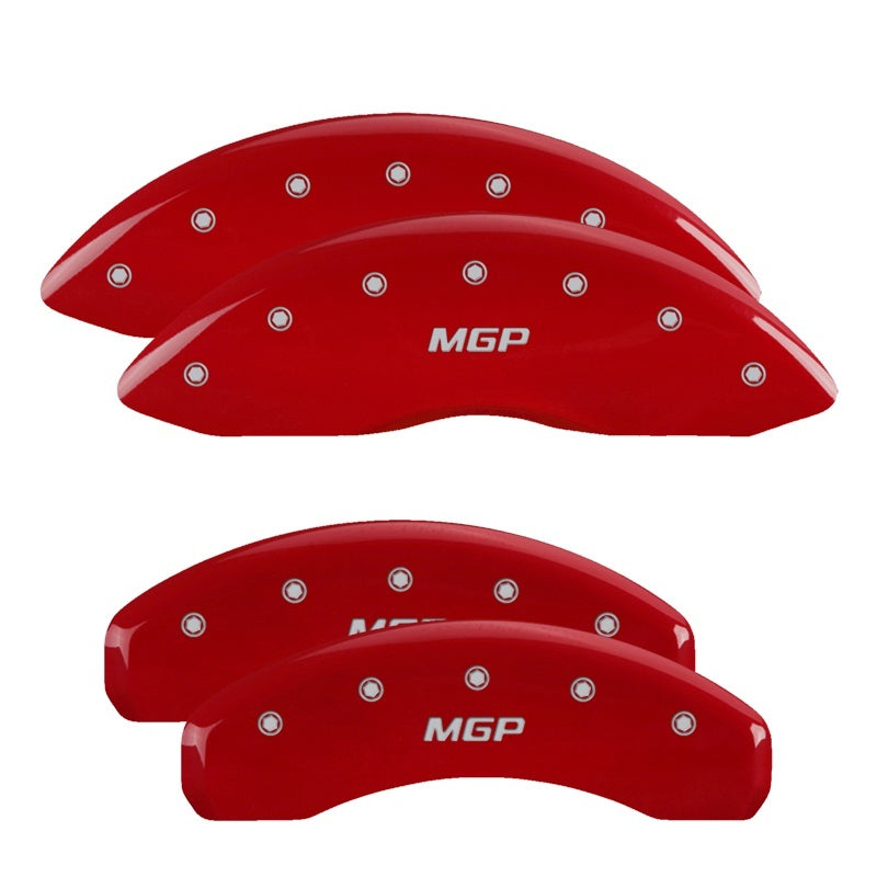 MGP 56003SMGPRD Red Caliper Covers for Tesla Model S * Set of 4 with Engraved MGP Logo