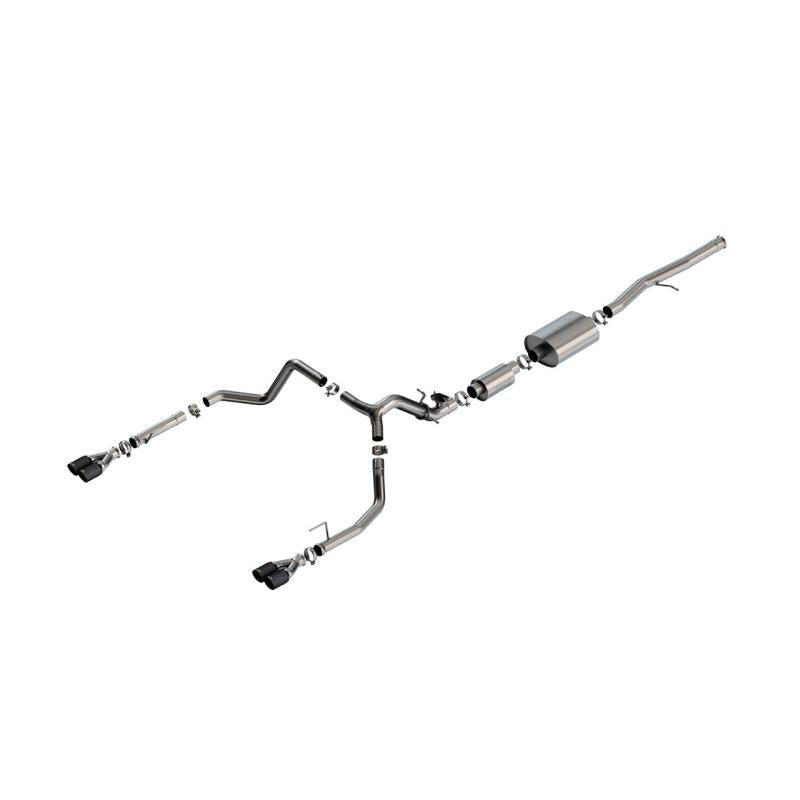 Borla 2024 Chevy Silverado 1500 6.2L V8 S-Type Catback Exhaust w/ Simulator - CF Black Anodized-SR1 Performance