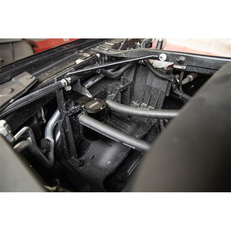 Corsa 2021-2024 Dodge Ram TRX Crew Cab Aluminum Oil Catch Can w/Mounting Bracket-SR1 Performance