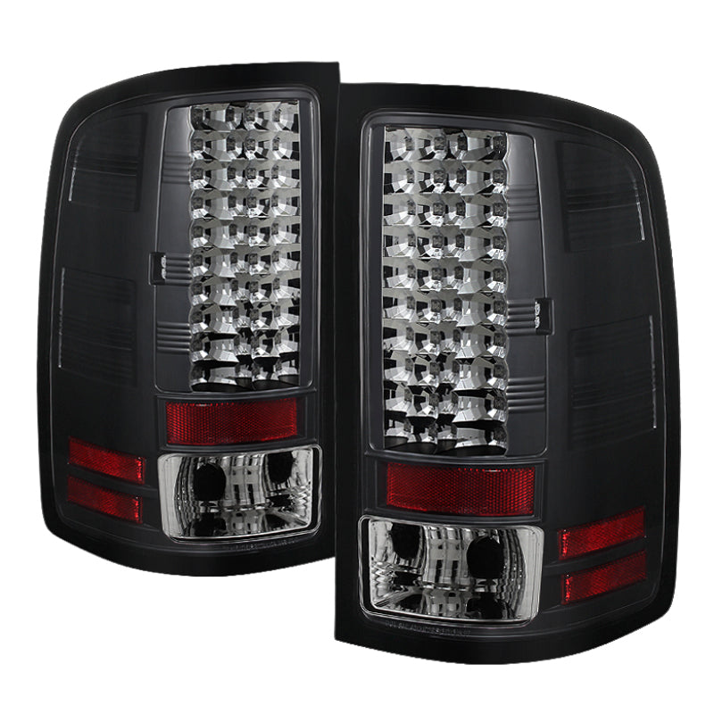 Spyder GMC Sierra 07-13 (Not fit 3500 Dually 4 Rear Wheels)LED Tail Lights Black ALT-YD-GS07-LED-BK-SR1 Performance
