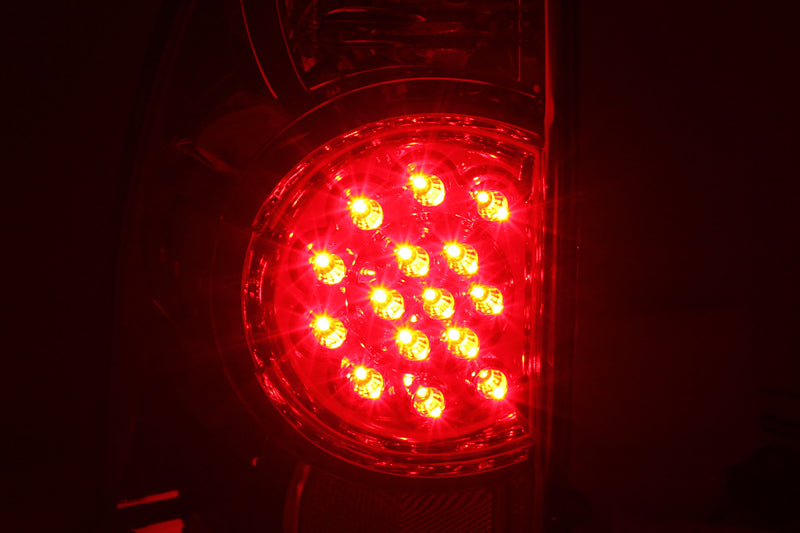 ANZO 2005-2015 Toyota Tacoma LED Taillights Smoke-SR1 Performance