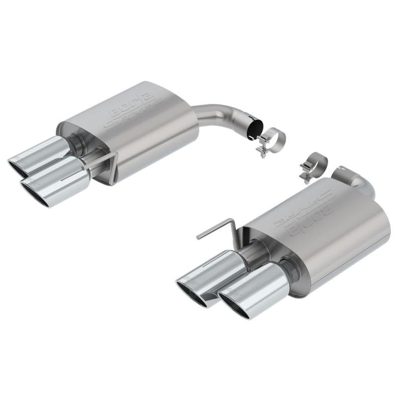 Borla 2018 Ford Mustang GT 5.0L AT/MT 2.5in S-Type Exhaust w/o Valves (Rear Section Only)-SR1 Performance