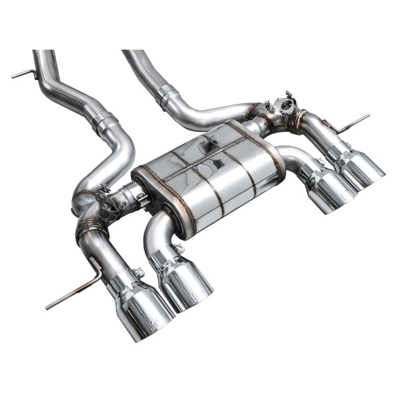 AWE Tuning 23-24 BMW G87 M2 SwitchPath Edition Exhaust - Chrome Silver Tips-SR1 Performance