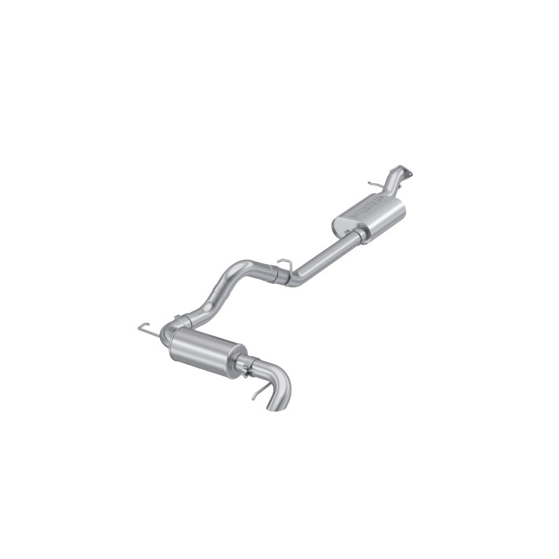 MBRP 2021-2023 Ford Bronco 2.3L/2.7L Stainless Steel 3in Cat-Back, Single High Clearance Rear Exit-SR1 Performance