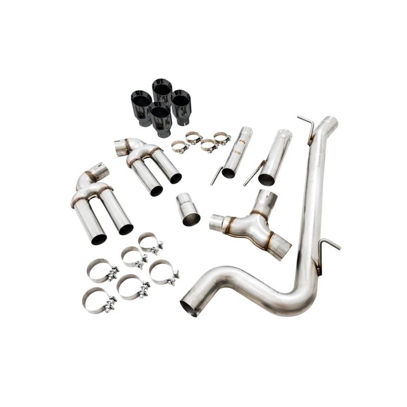 AWE Tuning Audi 8V S3 Track Edition Exhaust w/Diamond Black Tips 102mm-SR1 Performance