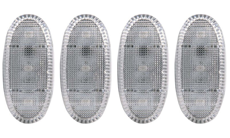 ANZO 2011-2016 Ford F-350 LED Fender Light Kit Clear 2pc Amber / 2pc Red-SR1 Performance