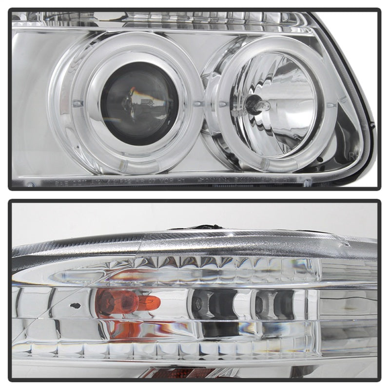 Spyder Ford Explorer 95-01 1PC Projector Headlights LED Halo Chrm PRO-YD-FEXP95-HL-1PC-C-SR1 Performance
