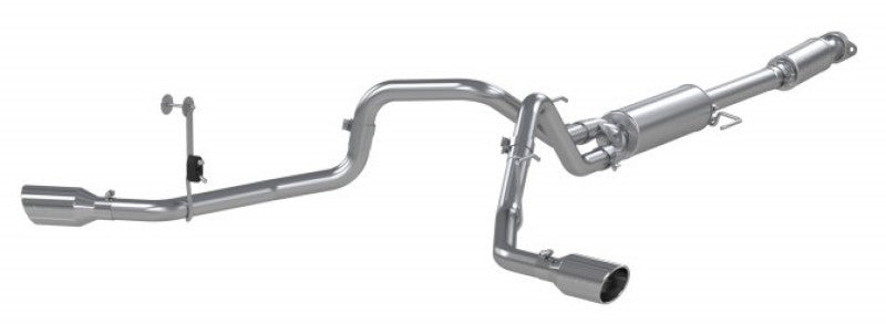 MBRP 2021+ Ford F150 2.7L/3.5L/5.0L 3in Aluminized Steel Cat-Back 2.5in Dual Split Side Exhaust-SR1 Performance